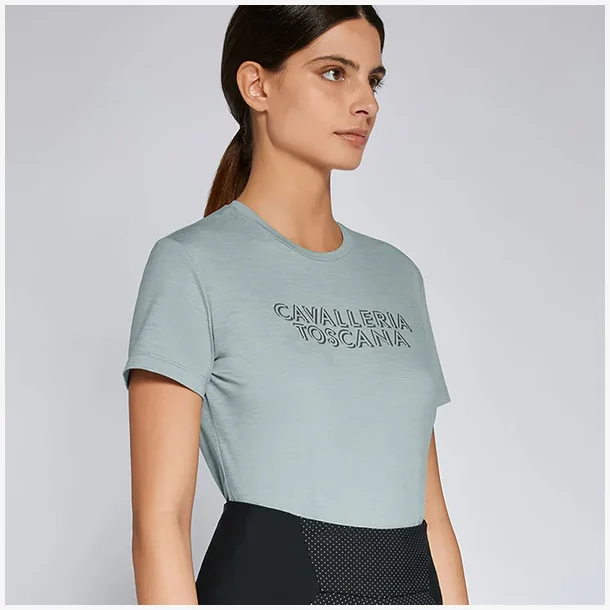 Cavalleria Toscana T-shirt "CT Jersey T-Shirt" Sage Green