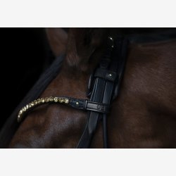 Utzon Equestrian Pandebnd "Elegant'' Black/Gold