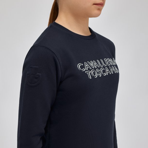 Cavalleria Toscana Sweatshirt JR "CT YR Cotton Crew Neck" Navy