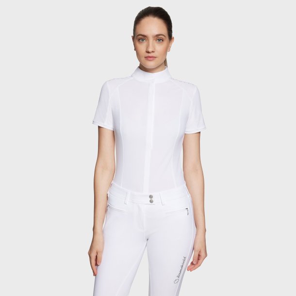 Samshield St�vnebluse "Gretta Short Sleeves" Hvid