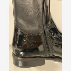 De Niro Ridestvler "Bellini Patent Crystal Fabric" Black