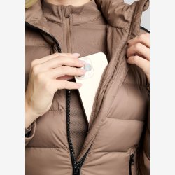 Montar Jakke "Athena REFINED" Nougat Brown