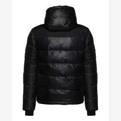 Trolle Projects Jakke "Hooded Short Down Jacket" Black Gloss