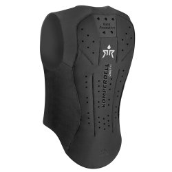 Komperdell Sikkerhedsvest "Ballistic Champion Cross Protector" Junior 22 Sort/ Silver