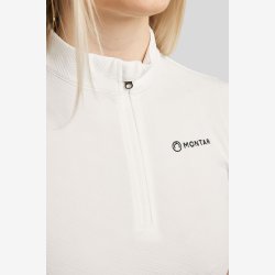 Montar St�vnebluse "Cilia S/S" White