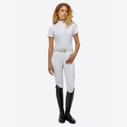 RG Riders Gene Stvnebluse "RG Jersey S/S Competition Button" White