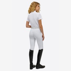 RG Riders Gene Stvnebluse "RG Jersey S/S Competition Button" White