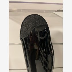 De Niro Ridestvler "Bellini Patent Crystal Fabric" Black