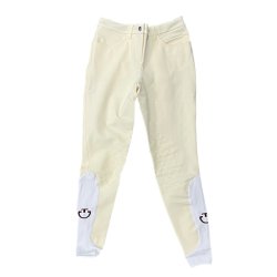 Cavalleria Toscana Ridebukser Kngrip "New Grip System" Off-White