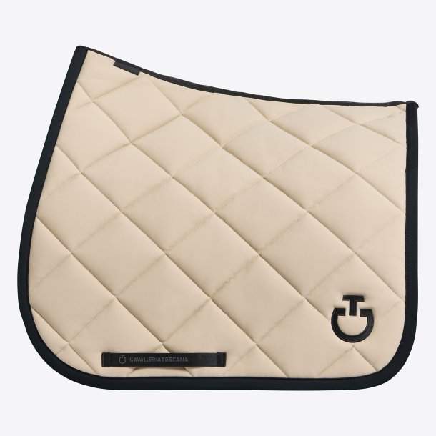 Cavalleria Toscana Underlag Dressur "Diamond quilted Jersey Dressage" Beige/Black