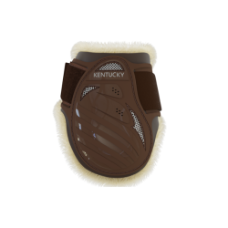 Kentucky Gamacher Bagben "Vegan Shepskin Young Horse Fetlock Boots" Brun