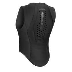 Komperdell Sikkerhedsvest "Ballistic Flex Fit Slim Cross Protector" Sort/Silver