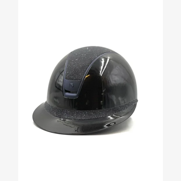 Samshield Ridehjelm Miss Shield 2,0 Glossy "Crystal Fabric Summer Nights Blazon Black Chrome" Black