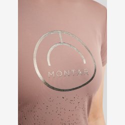 Montar T-Shirt "Sille Logo Print JUNIOR" Blush