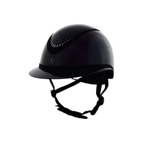 BR Ridehjelm ''Theta Radiant'' Black/Gunmetal Glossy Glitter