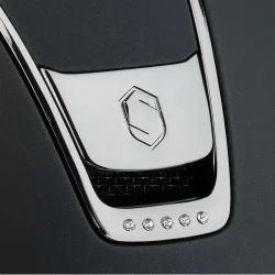 Samshield Ridehjelm Miss Shield 2,0 Matt Black "Black Chrome Blazon og Trim +5 Sw in front" Black