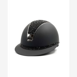 Samshield Ridehjelm Miss Shield 2,0 Mat "Crystal Leaf Top-Band Black Chrome Trim-Blaizon" 