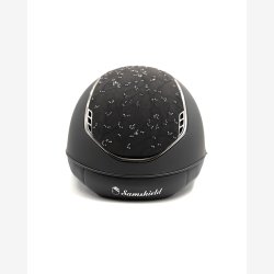 Samshield Ridehjelm Miss Shield 2,0 Mat "Crystal Leaf Top-Band Black Chrome Trim-Blaizon" 