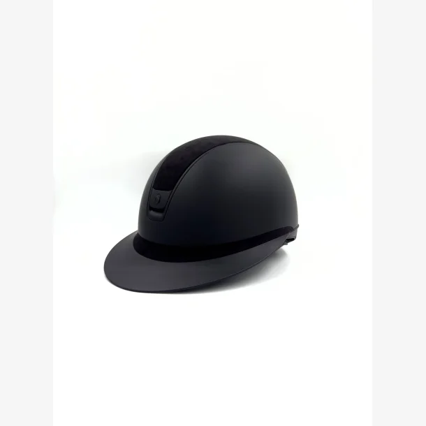 Samshield Ridehjelm Miss Shield 2,0 Matt "Alcantara Top, Band og Blazon Matt Black" Black