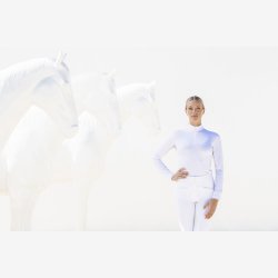 Pikeur Ridebukser Fullgrip "Violette" Hvid