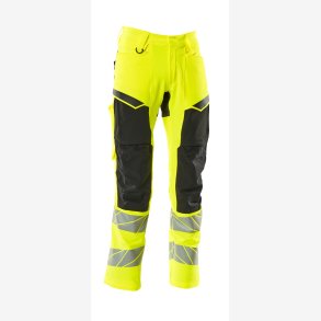 Mascot Bukser m. kn�lomme STRETCH Letv�gt Hi-Vis Gul