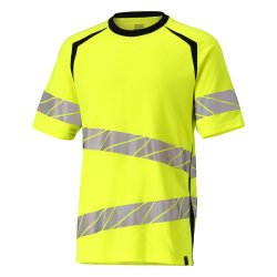 Mascot T-Shirt Moderne pasform Hi-Vis Gul/sort