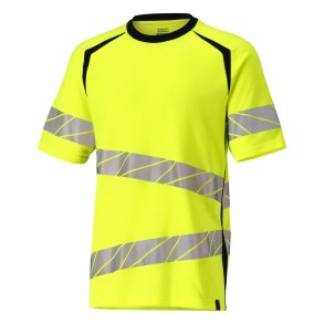 Mascot T-Shirt Moderne pasform Hi-Vis Gul/sort