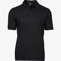 TEE JAYS Polo Luxury Stretch Black