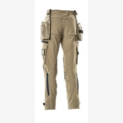Mascot Bukser aft. hngelommer STRETCH Lys Khaki