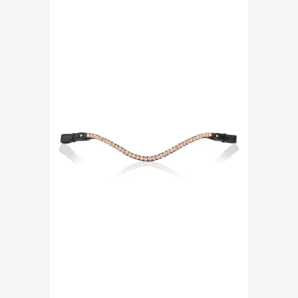 Utzon Equestrian Pandebnd "Elegant'' Pink Silver