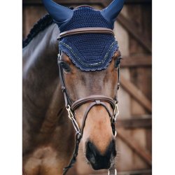 Kentucky Hut "Fly Veil" Wellington Stone &amp; Pearl" Navy