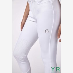 Vestrum YOUNG RIDER Ridebukser Fullgrip High Waist "Molveno V Fullgrip TK" Optical White
