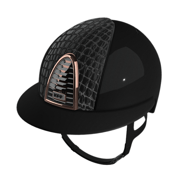 KEP Italia Cromo 2,0 Polo Visor Cocco Polish Black