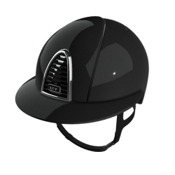 KEP Italia Cromo 2,0 Polo Visor Cristalli Shine Black