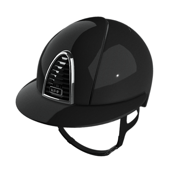 KEP Italia Cromo 2,0 Polo Visor Cristalli Shine Black