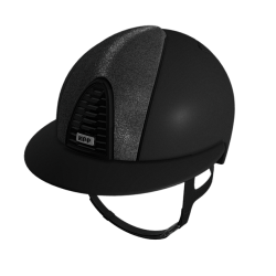 KEP Italia Cromo 2,0 Polo Visor Star Glitter Matt Black