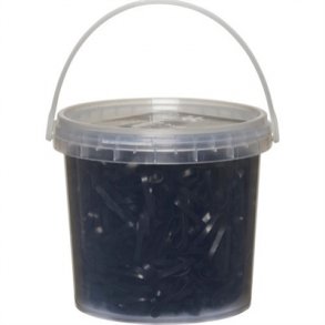 Horse Guard Elastikker Silicone Sort 1500 stk.